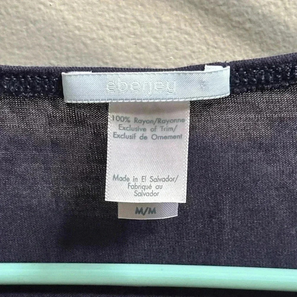 Eberjey Navy Jersey Long Sleeve Romper Pajamas Women’s M Soft Lounge One Piece - Picture 4 of 12